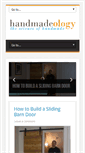 Mobile Screenshot of handmadeology.com