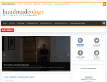 Tablet Screenshot of handmadeology.com